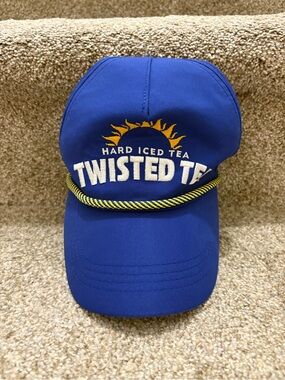 Twisted Tea Hard Iced Tea Blue Snapback Trucker Hat
